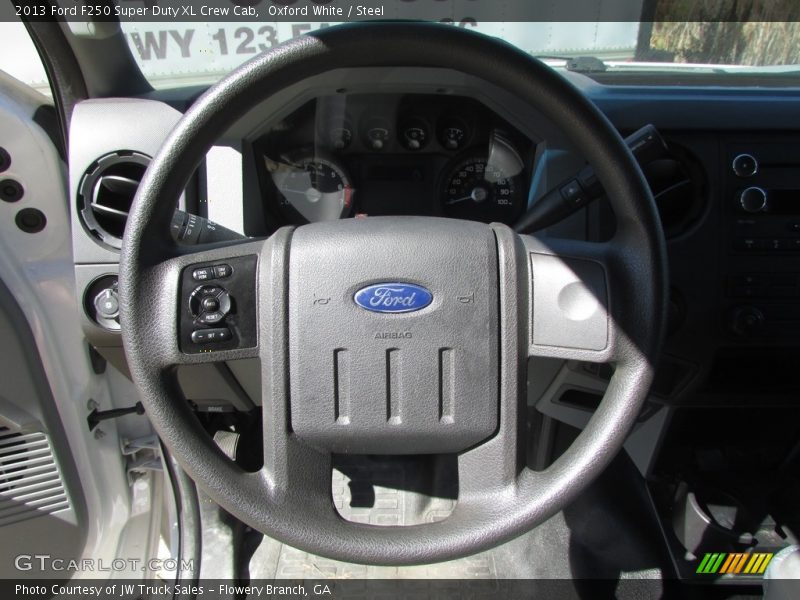 Oxford White / Steel 2013 Ford F250 Super Duty XL Crew Cab