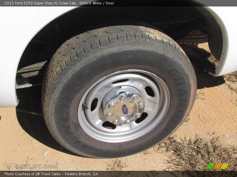 Oxford White / Steel 2013 Ford F250 Super Duty XL Crew Cab