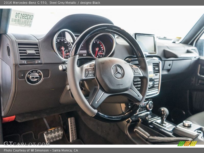 Steel Grey Metallic / designo Black 2016 Mercedes-Benz G 550