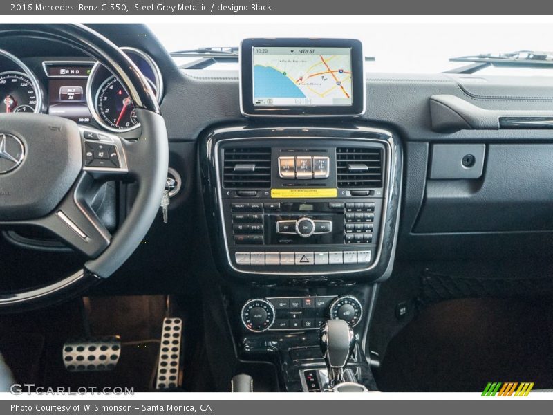 Steel Grey Metallic / designo Black 2016 Mercedes-Benz G 550