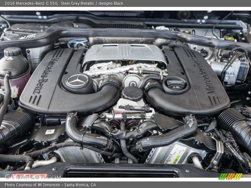  2016 G 550 Engine - 4.0 Liter DI biturbo DOHC 32-Valve VVT V8