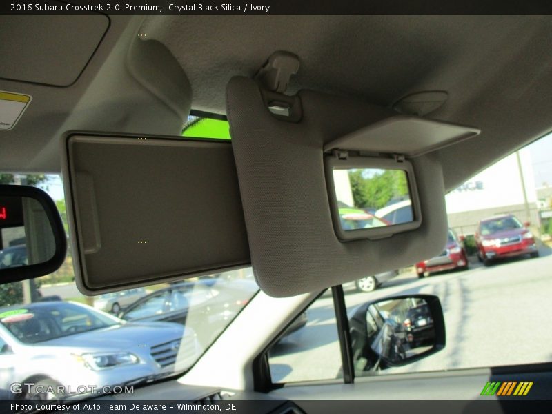 Crystal Black Silica / Ivory 2016 Subaru Crosstrek 2.0i Premium