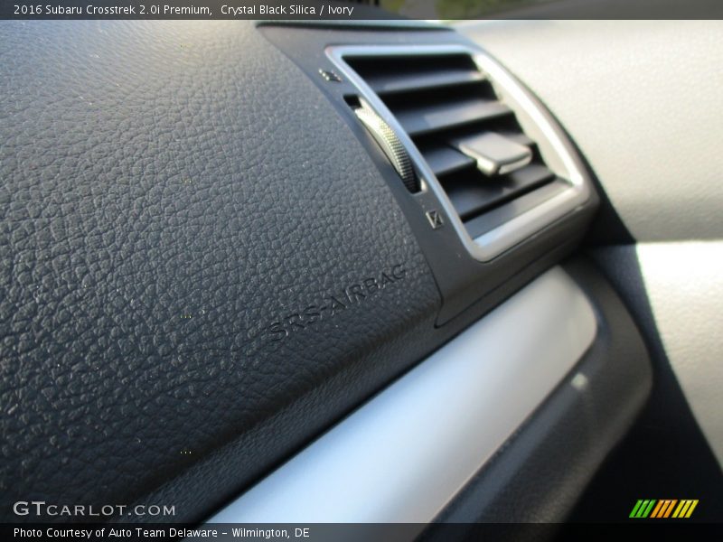 Crystal Black Silica / Ivory 2016 Subaru Crosstrek 2.0i Premium