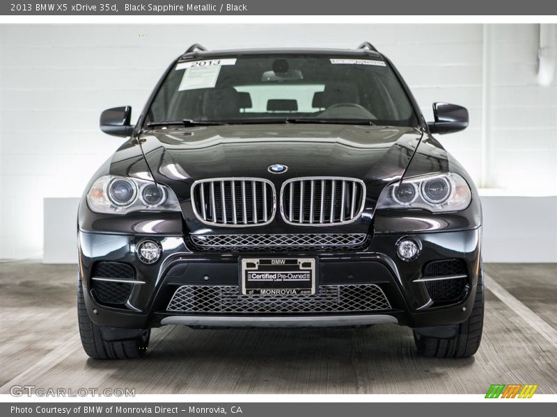 Black Sapphire Metallic / Black 2013 BMW X5 xDrive 35d