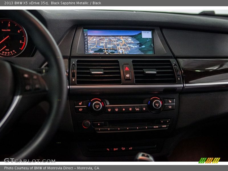 Black Sapphire Metallic / Black 2013 BMW X5 xDrive 35d