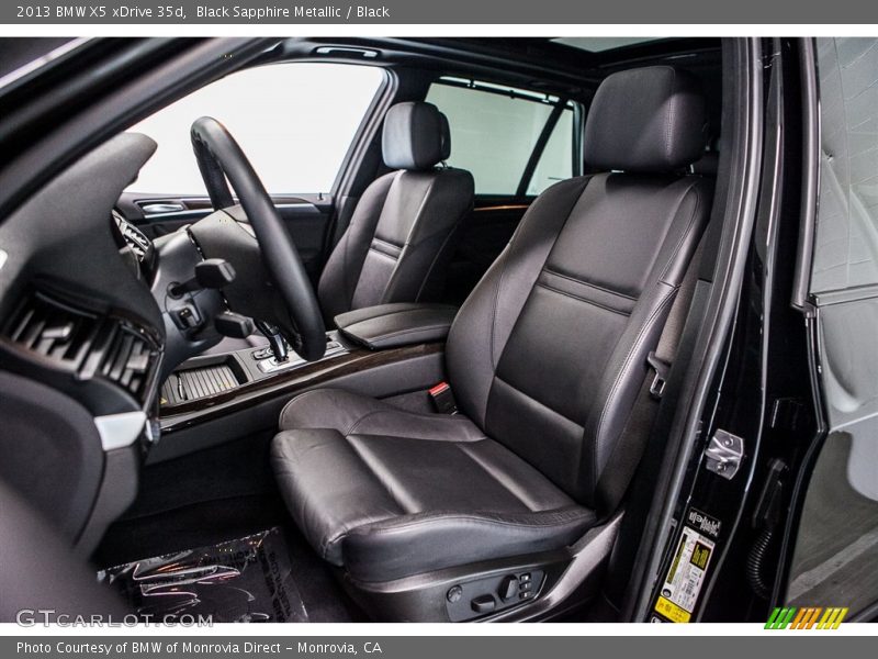 Black Sapphire Metallic / Black 2013 BMW X5 xDrive 35d