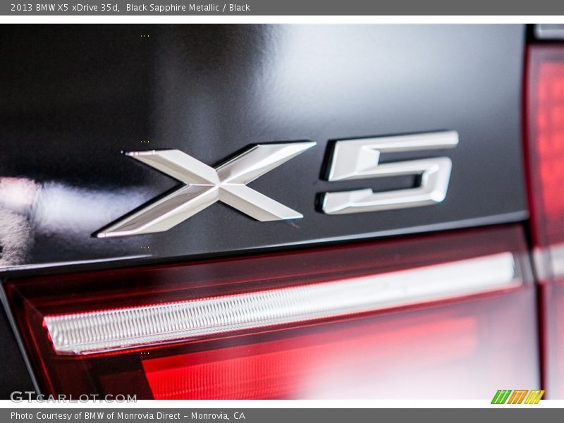 Black Sapphire Metallic / Black 2013 BMW X5 xDrive 35d
