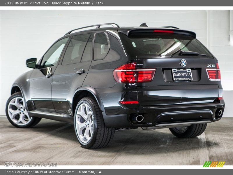 Black Sapphire Metallic / Black 2013 BMW X5 xDrive 35d