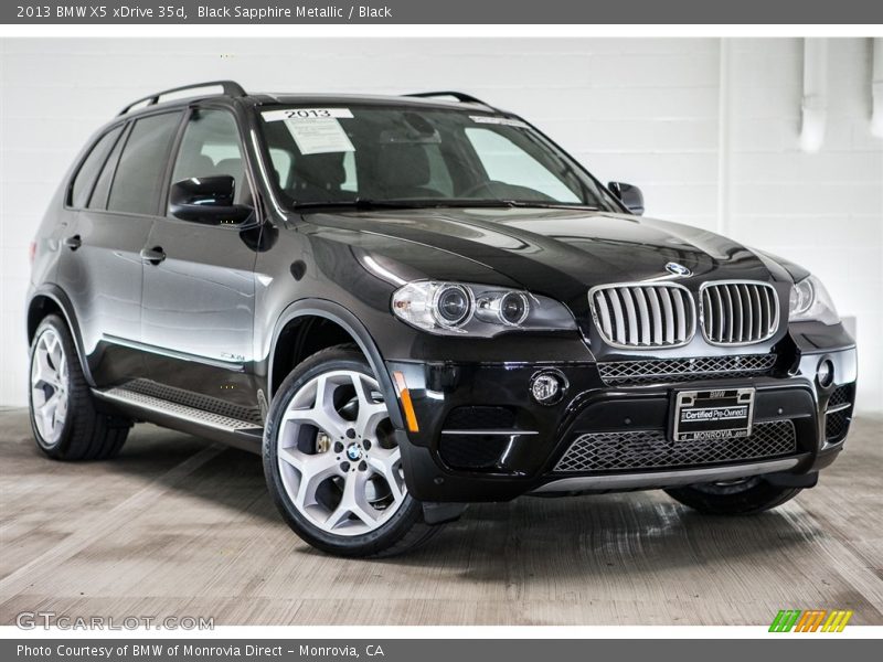 Black Sapphire Metallic / Black 2013 BMW X5 xDrive 35d