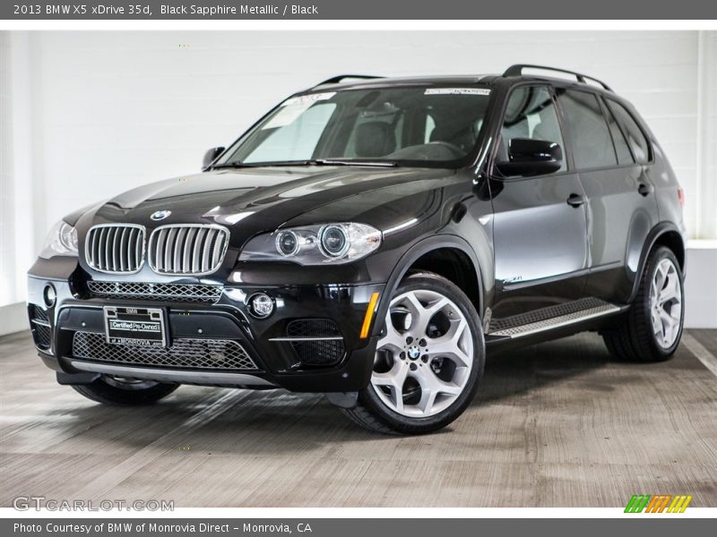 Black Sapphire Metallic / Black 2013 BMW X5 xDrive 35d