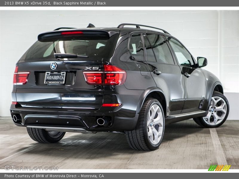 Black Sapphire Metallic / Black 2013 BMW X5 xDrive 35d