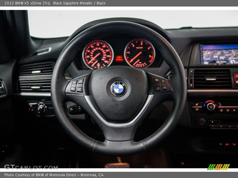 Black Sapphire Metallic / Black 2013 BMW X5 xDrive 35d