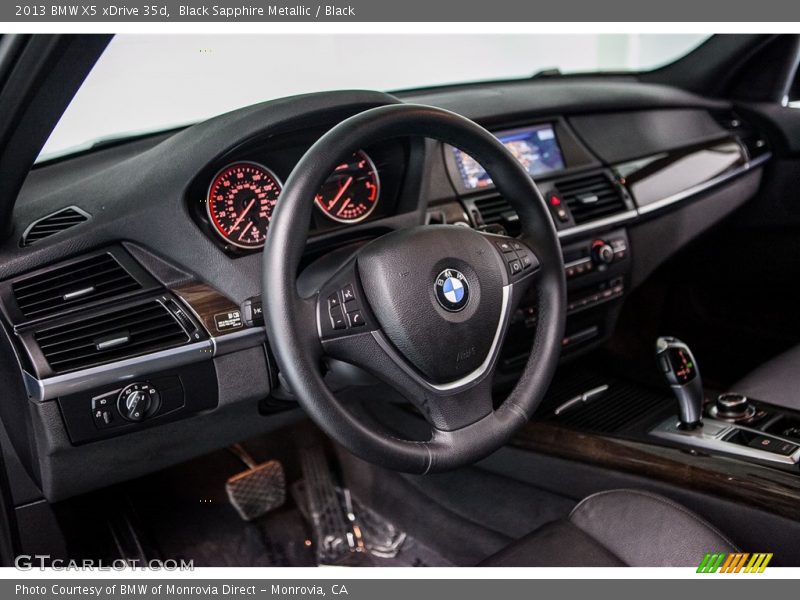 Black Sapphire Metallic / Black 2013 BMW X5 xDrive 35d