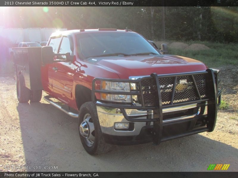 Victory Red / Ebony 2013 Chevrolet Silverado 3500HD LT Crew Cab 4x4