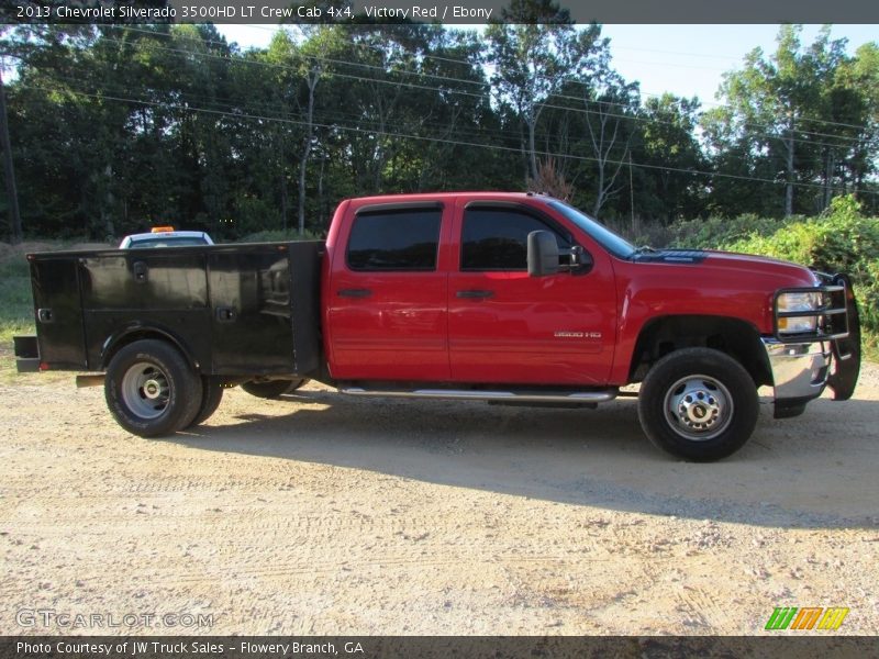 Victory Red / Ebony 2013 Chevrolet Silverado 3500HD LT Crew Cab 4x4