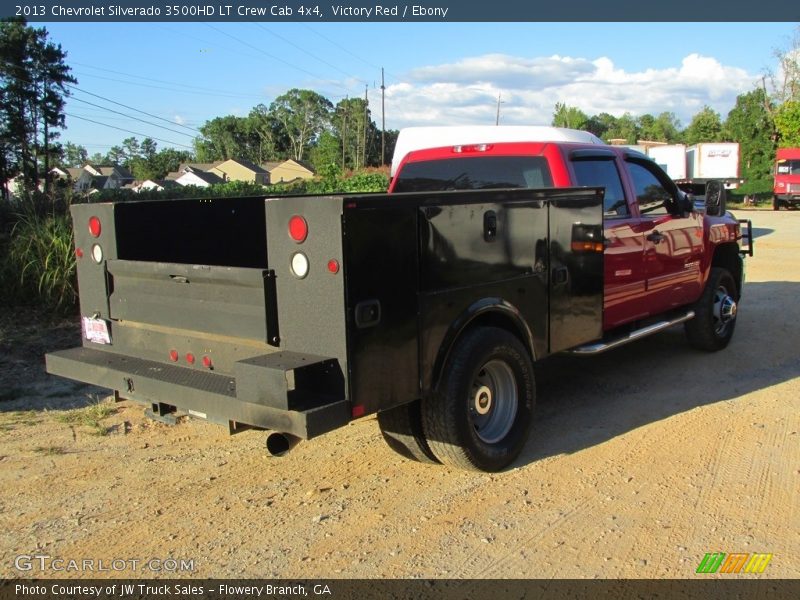 Victory Red / Ebony 2013 Chevrolet Silverado 3500HD LT Crew Cab 4x4