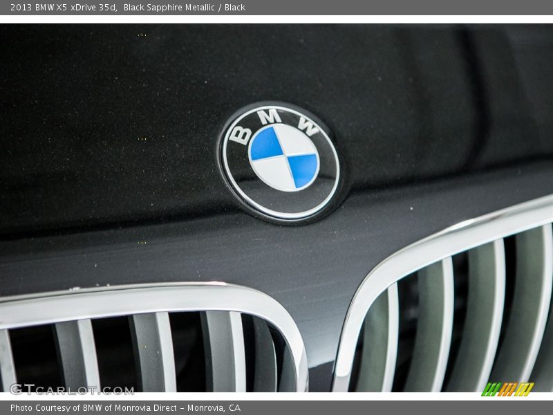 Black Sapphire Metallic / Black 2013 BMW X5 xDrive 35d