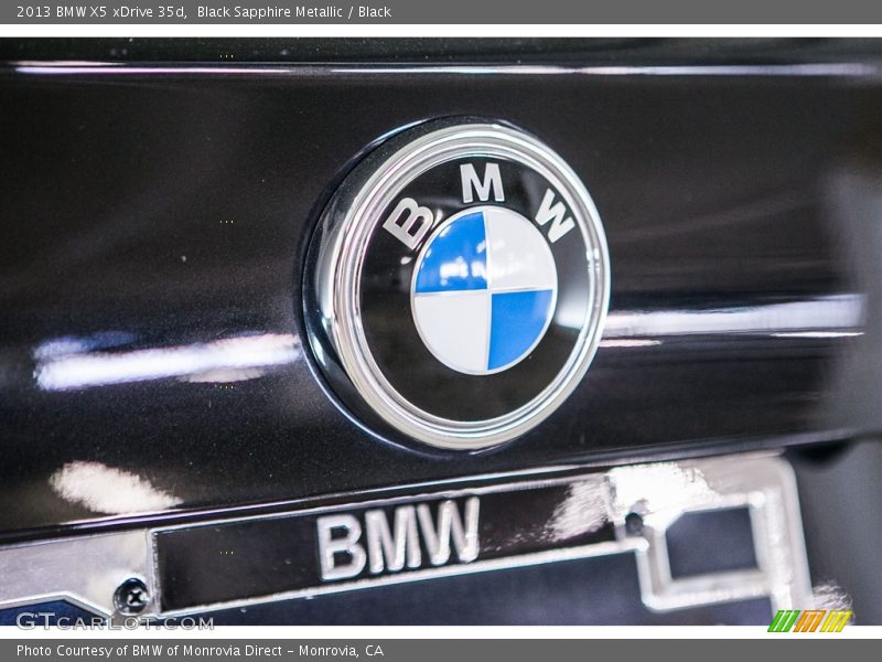 Black Sapphire Metallic / Black 2013 BMW X5 xDrive 35d