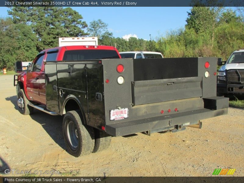 Victory Red / Ebony 2013 Chevrolet Silverado 3500HD LT Crew Cab 4x4