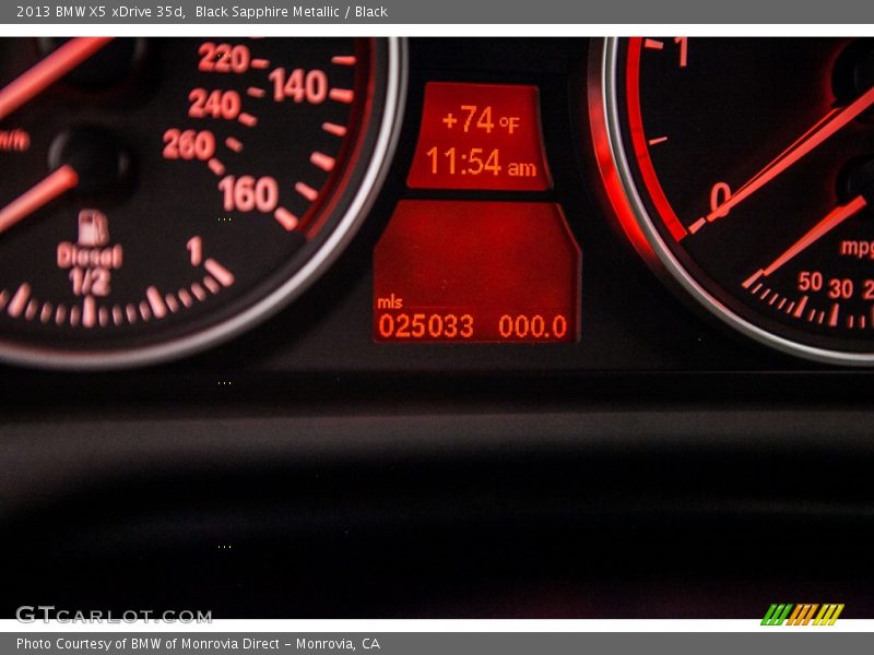 Black Sapphire Metallic / Black 2013 BMW X5 xDrive 35d