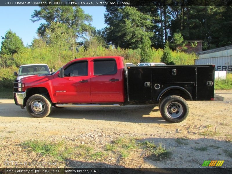 Victory Red / Ebony 2013 Chevrolet Silverado 3500HD LT Crew Cab 4x4