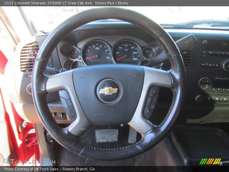 Victory Red / Ebony 2013 Chevrolet Silverado 3500HD LT Crew Cab 4x4