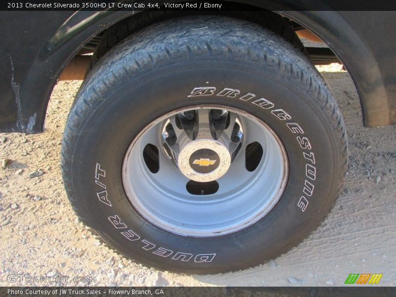 Victory Red / Ebony 2013 Chevrolet Silverado 3500HD LT Crew Cab 4x4