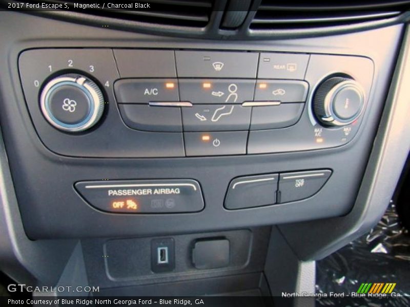 Magnetic / Charcoal Black 2017 Ford Escape S