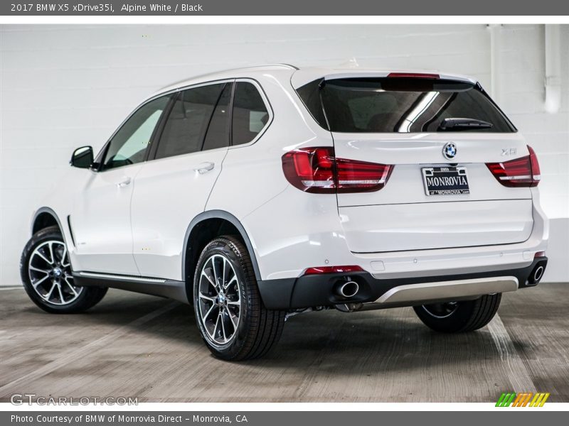 Alpine White / Black 2017 BMW X5 xDrive35i
