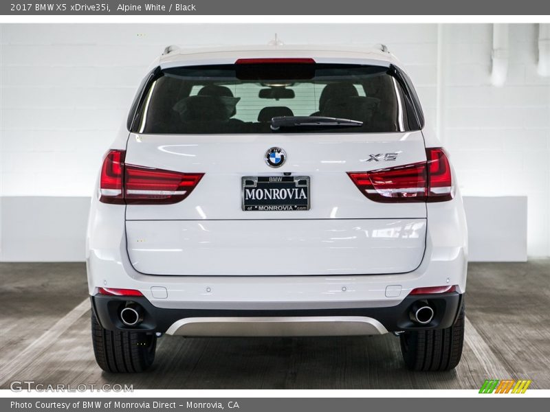 Alpine White / Black 2017 BMW X5 xDrive35i