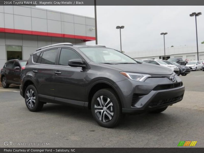 Magnetic Gray Metallic / Black 2016 Toyota RAV4 LE
