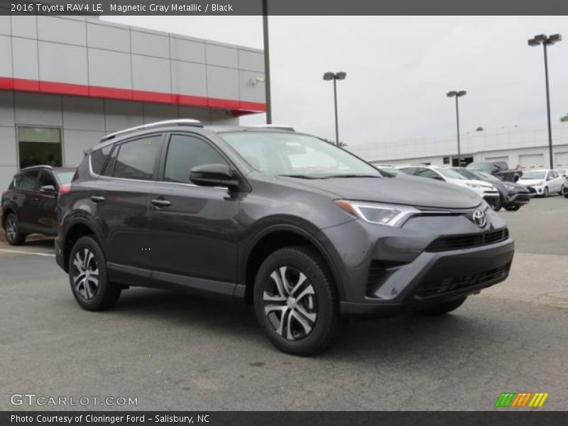 Magnetic Gray Metallic / Black 2016 Toyota RAV4 LE