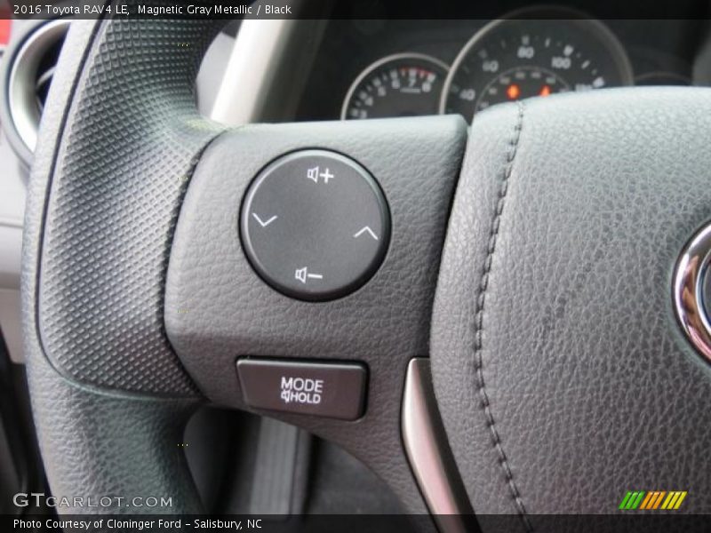 Magnetic Gray Metallic / Black 2016 Toyota RAV4 LE