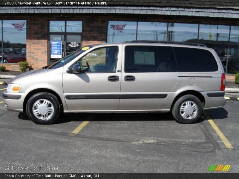 Light Sandrift Metallic / Neutral 2003 Chevrolet Venture LS