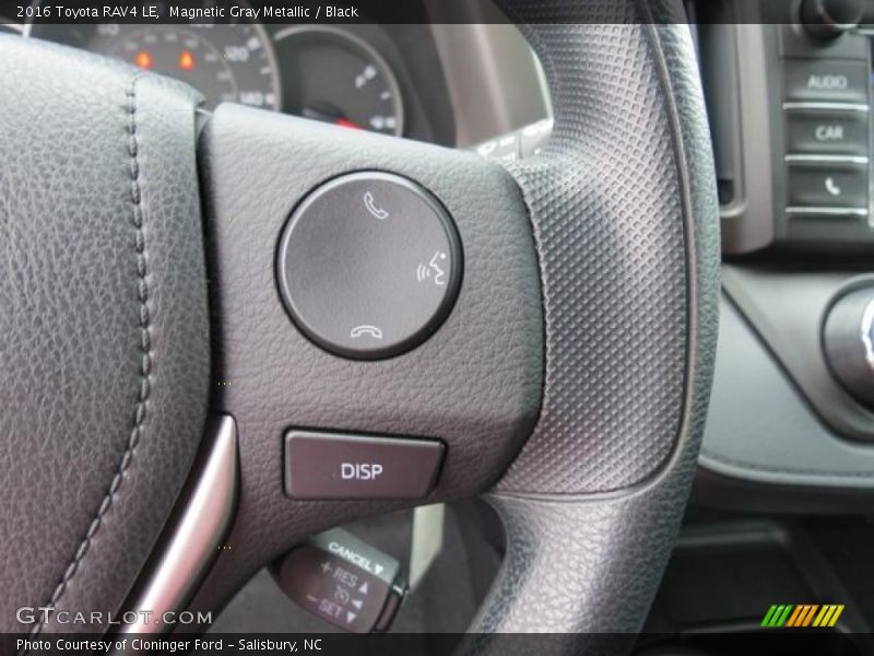 Magnetic Gray Metallic / Black 2016 Toyota RAV4 LE