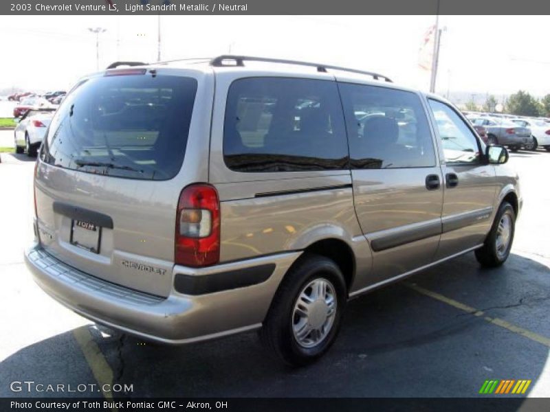 Light Sandrift Metallic / Neutral 2003 Chevrolet Venture LS