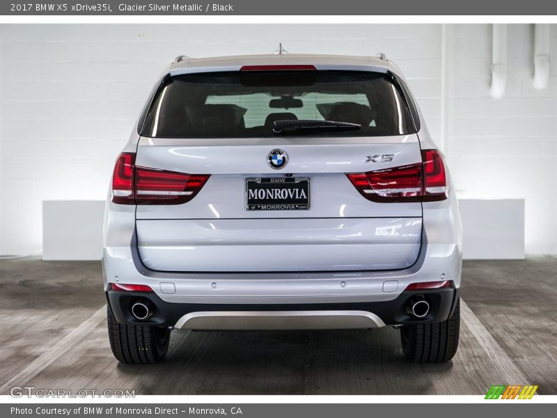 Glacier Silver Metallic / Black 2017 BMW X5 xDrive35i