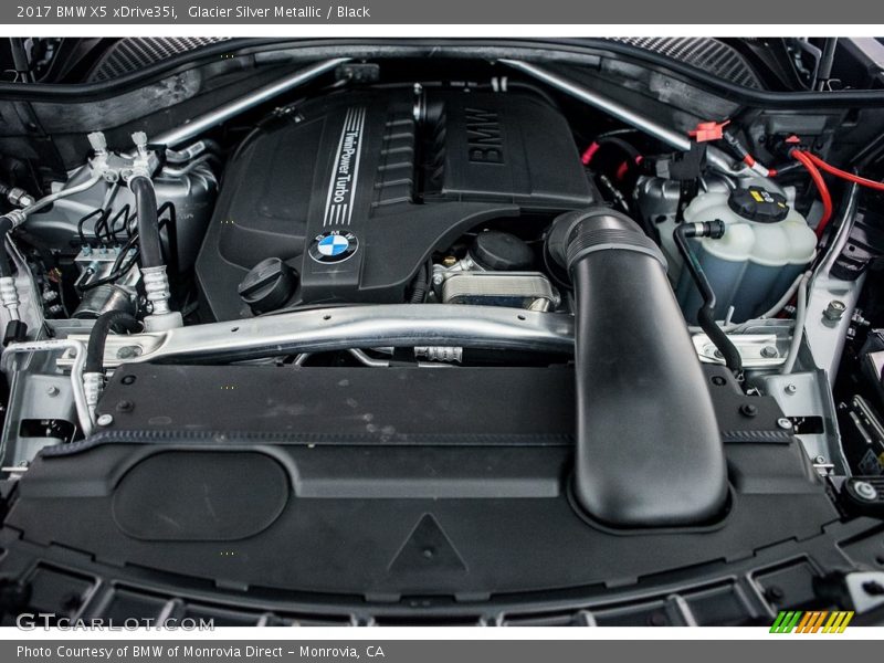 Glacier Silver Metallic / Black 2017 BMW X5 xDrive35i