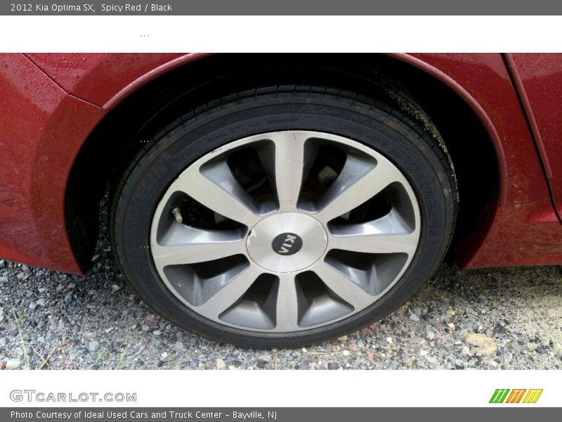 Spicy Red / Black 2012 Kia Optima SX