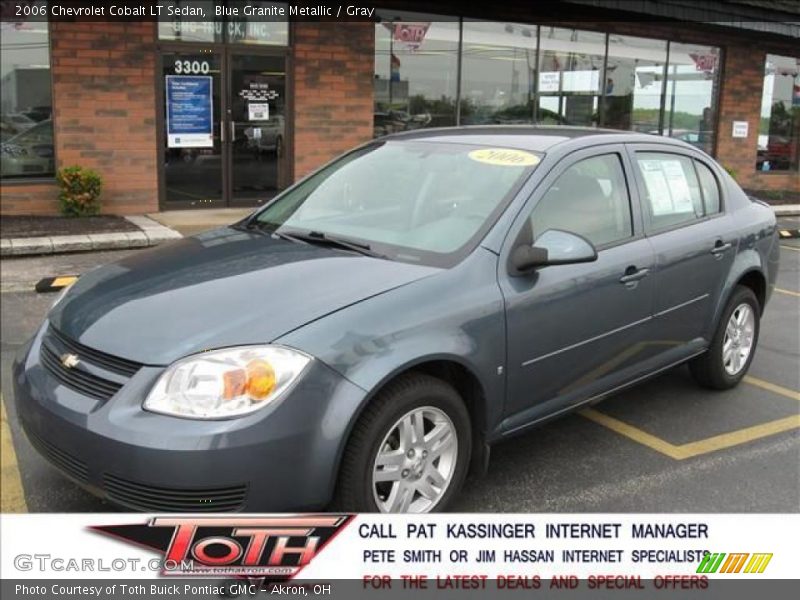 Blue Granite Metallic / Gray 2006 Chevrolet Cobalt LT Sedan