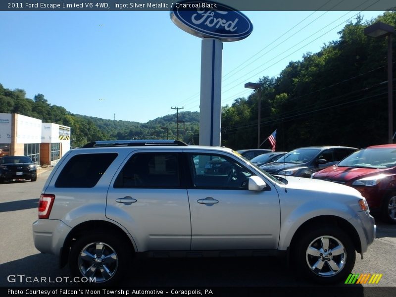 Ingot Silver Metallic / Charcoal Black 2011 Ford Escape Limited V6 4WD