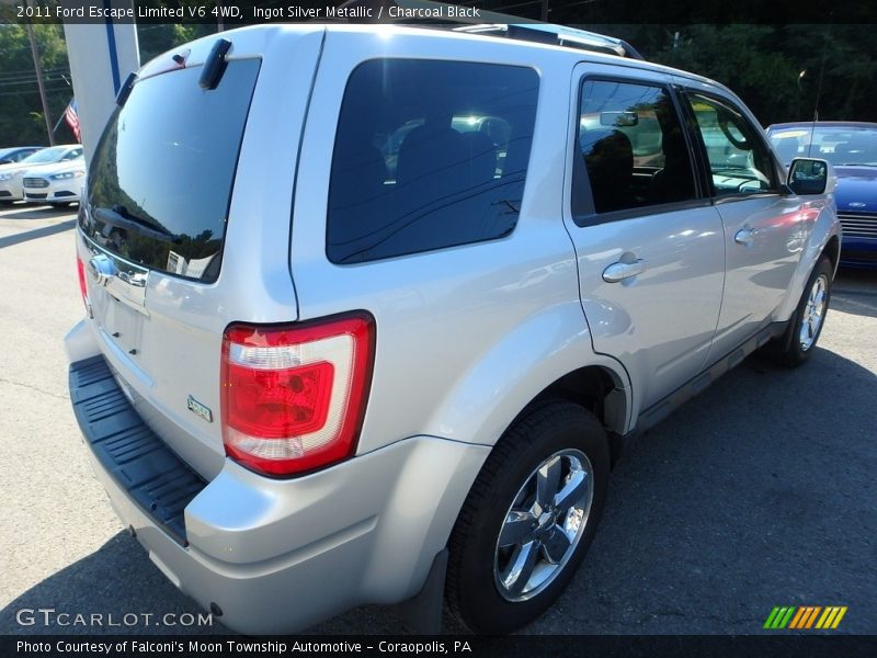 Ingot Silver Metallic / Charcoal Black 2011 Ford Escape Limited V6 4WD