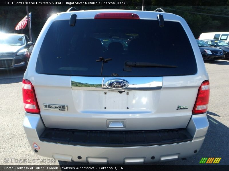 Ingot Silver Metallic / Charcoal Black 2011 Ford Escape Limited V6 4WD