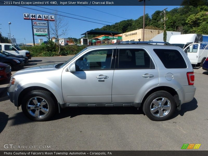 Ingot Silver Metallic / Charcoal Black 2011 Ford Escape Limited V6 4WD