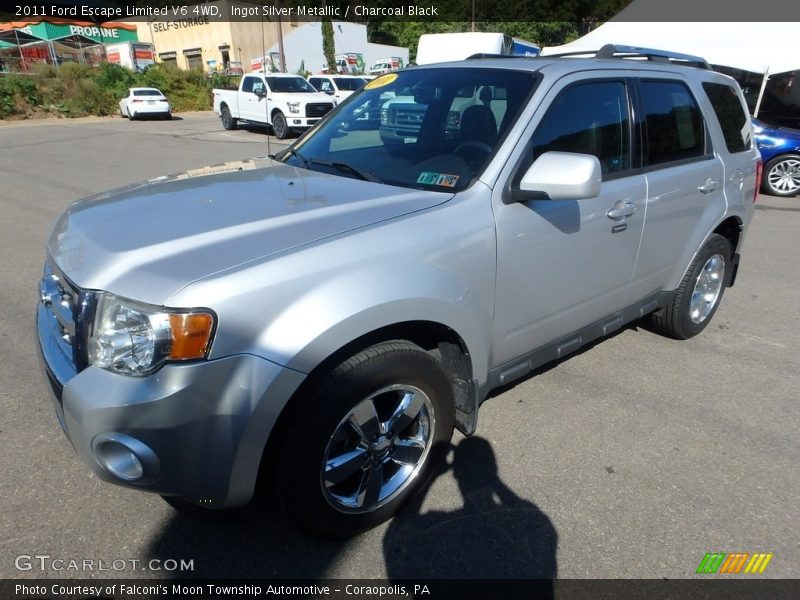 Ingot Silver Metallic / Charcoal Black 2011 Ford Escape Limited V6 4WD