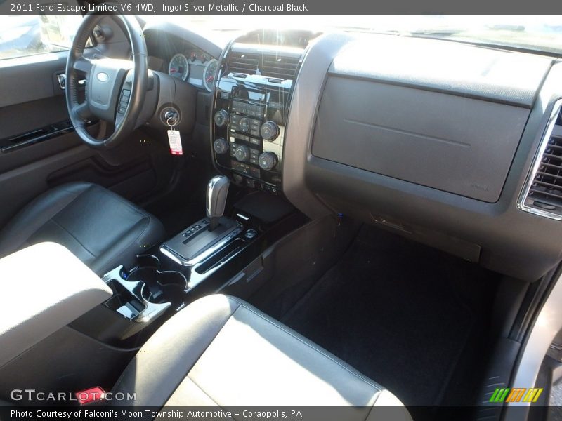 Ingot Silver Metallic / Charcoal Black 2011 Ford Escape Limited V6 4WD