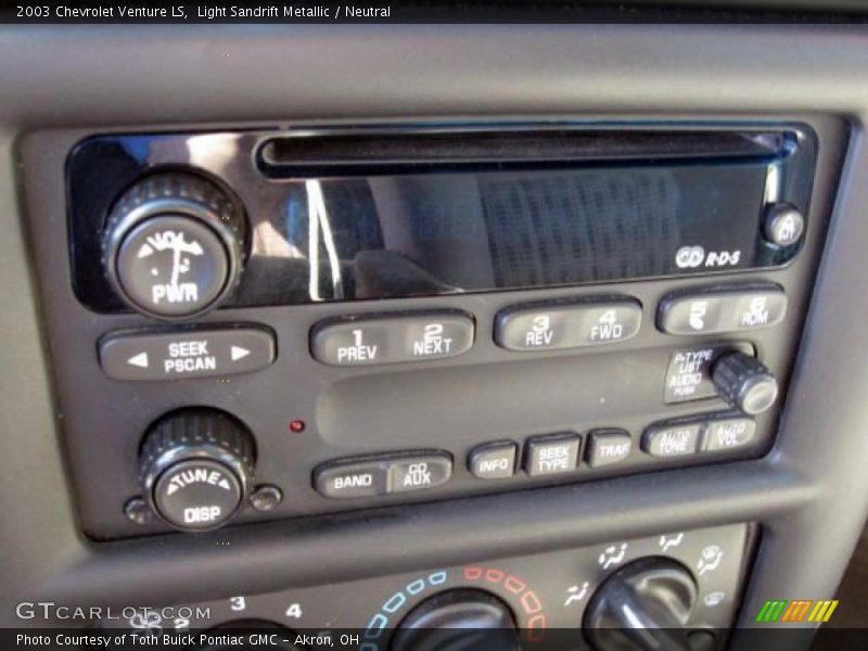 Light Sandrift Metallic / Neutral 2003 Chevrolet Venture LS