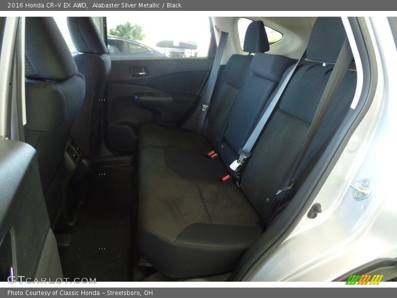 Alabaster Silver Metallic / Black 2016 Honda CR-V EX AWD