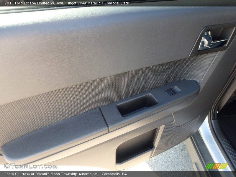 Ingot Silver Metallic / Charcoal Black 2011 Ford Escape Limited V6 4WD