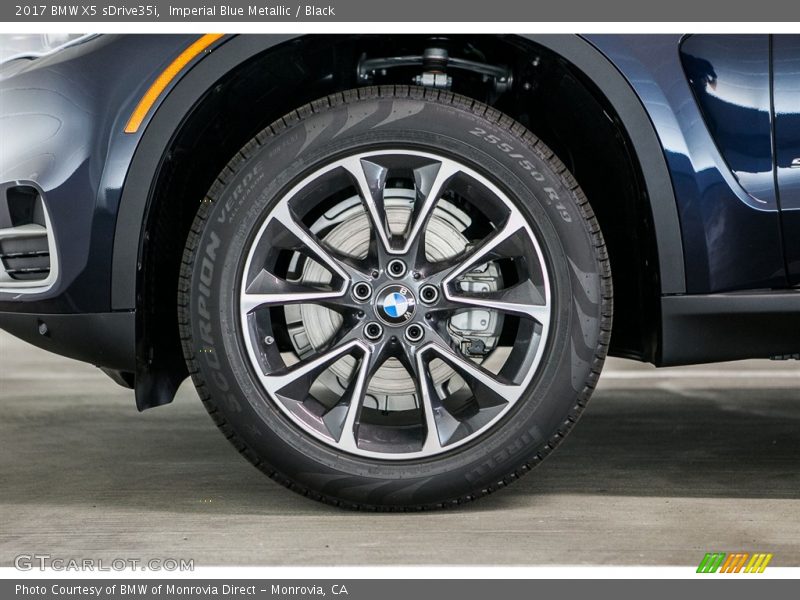 Imperial Blue Metallic / Black 2017 BMW X5 sDrive35i
